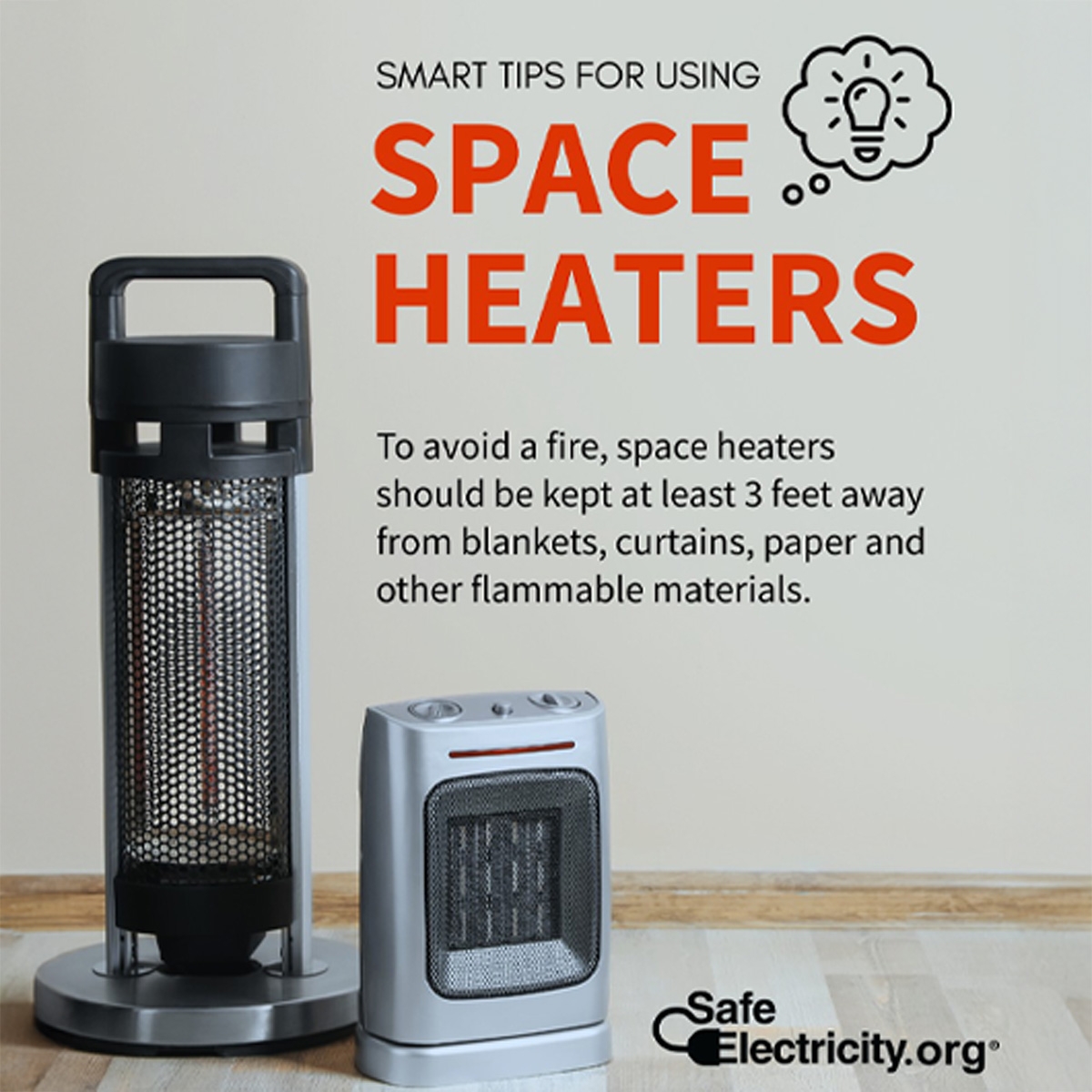 How to Heat Smart: Use of Space Heaters Saves Energy Costs